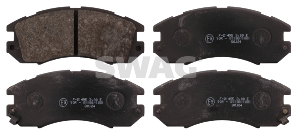 set placute frana,frana disc 87 91 6720 SWAG